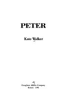Peter by Walker, Kate