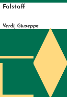 Falstaff by Verdi, Giuseppe